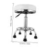 Healeved Barber Chair Salon Stool Barber Chairs Height Adjustable Steel Frame Barbershop Accessory view 2