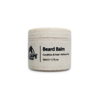 BALDAPE PARLOUR Beard Balm, Condition & Hold for a Softer, Tamed Beard with a Glossy Finish, Perfume Free for Sensitive Skin