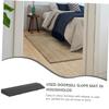 Didiseaon 4pcs Rubber Threshold Ramp for Sweeping Robot Angled Ramp Mats for Home Use Climbing Mat for Robot Vacuum Cleaning view 4
