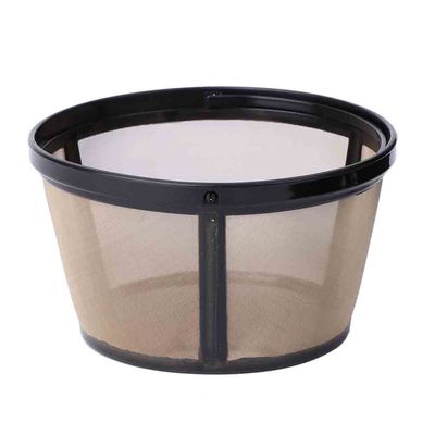 DIIOOMIEEU Reusable 10-12 Cup Coffee Filter Basket-Style Permanent Metal Tool