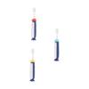 FRCOLOR 3pcs Adorable Cartoon Manual Boy Girl Toothbrushes for Boys and Girls Teeth Cleaning Brush for Dental Care Tool and Daily Use Random Color view 1