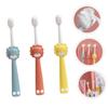 KOMBIUDA 3pcs Boys and Girls Toothbrushes Soft Bristle Manual Brush for Toddlers Travel Friendly view 4