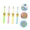FRCOLOR Childrens Soft Bristle Toothbrush Set 4pcs Cartoon Kids Teeth Cleaning Brush for Ages 2-10 with Ultra Fine Bristles, Comfortable Grip, and Colorful Design Suitable for Daily Oral Care view 3