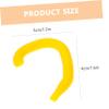 Didiseaon Silicone Ear Saver Hooks 5pcs Soft Silicone Ear Covers Lightweight Rope Saver for Mask Wearing for Daily Use Set (White, Black, Blue, Yellow, Green) view 2
