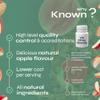 Known Tasty Kombucha Gummies - Apple Cider Vinegar, Gut-Friendly Bacteria & B Vitamins - Natural Apple Flavour - 60 Vegan Gummies, 2 Months Supply view 4
