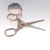 Stainless Steel Trimming Scissor, Lightweight and Versatile, Rounded Tips for Safety, Small Grooming Scissor with Multifunctional, Needless Trimming Anytime, Anywhere (Red Copper) view 2