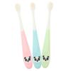 KOMBIUDA 3pcs Ergonomic Handle Boys and Girls Toothbrushes Boy Girl Toothbrushes Travel Random Color view 1