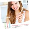 KOMBIUDA 3pcs Ergonomic Handle Boys and Girls Toothbrushes Boy Girl Toothbrushes Travel Random Color view 3