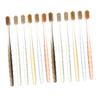 KOMBIUDA 12pcs Soft Bristle Toothbrush Household Travel Manual Adult Ergonomic Wear Resistant Tooth Brush view 1