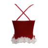 TYUIOP Womens Sexy Christmas Outfits Womens Lingerie Sets UK Sexy Lingerie for Women Sets Naughty Crotchless Christmas Costume Women lace Babydoll lace Plus view 2