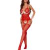 TYUIOP Christmas Sexy Lingerie Halloween Lingerie Plus Size 20-22 Stockings Naughty for Women Sets Sexy Outfits Women UK Naughty Bedroom Underwear Female B-red view 1