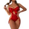 TYUIOP Xmas Lingerie Sexy Tummy Control Lingerie Plus Size Dress up Christmas Costumes for Women Silk for Women Night wear Sexy Naughty Sets view 1