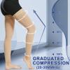 Beister Medical Footless Compression Stockings for Women & Men, Firm 20-30 mmhg Graduated Support Hosiery with Dot Silicone Band, Thigh High Compression Socks for Veins, Edema, DVT, Shin Splints view 3