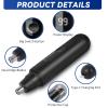 AOGOE Nose Hair Trimmer, USB Rechargeable Nose Hair Trimmer, Painless Nose Hair Trimmer, Ear Hair Trimmer, Professional Nose Hair Remover for Men and Women view 2
