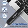 AOGOE Nose Hair Trimmer, USB Rechargeable Nose Hair Trimmer, Painless Nose Hair Trimmer, Ear Hair Trimmer, Professional Nose Hair Remover for Men and Women view 3
