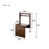BomDog Wall-Mounted Folding Stool Chair, Entrance Chair Shoe Changing Stool, Shower Stool view 3