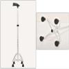 ALDDPWE Crutches Elderly Four-legged Walking Stick Walking Aid Cane Elderly Crutches Walking Stick Walker Telescopic Aluminium Alloy Auxiliary crutch small gift A wise choice Keep it in mind view 2