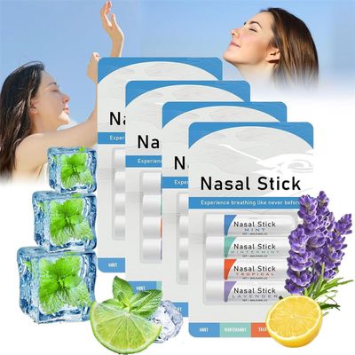 Nasal Stick Boost Energy Set,Nose Inhaler Stick,Nasal Stick Inhaler,Nasal Sticks for Breathing,Nasal Inhaler Stick,Essential Oil Nasal Sticks,Energy Inhaler with Refreshing Peppermint (5)