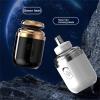 2 in 1 Mini Portable Electric Shaver Multifunctional Capsule Shaver with Nose Hair Trimmer Waterproof Washable Electric Shaver USB Rechargeable Rotary Shaver view 3