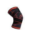 1PC Sports Knee Pad Men Pressurized Elastic Support Fitness Gear Basketball Volleyball Brace Tennis Cycling Protector(Orange,M) view 1
