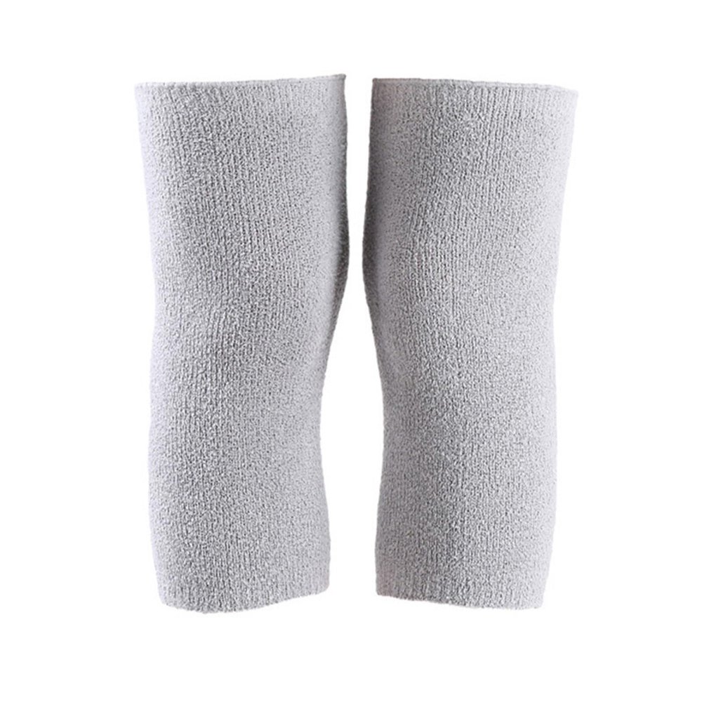1 Pair Winter Warm Knee Pads Leg Support Universal Knee Pads For Pain Joint Pain Holding The Heat Soft And Comfortable(Grey)