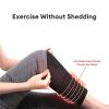 1 Pair Wool Knee Brace Pads Winter Warm Thermal Knee Warmers Thicken Lengthen Elastic Knees Sleeves(Black) view 3