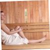 BESPORTBLE Wooden Hourglass Sauna Timer 15-minute Glass Tube Reusable Decorative Hourglass for Sauna Room Bath Spa Accessories in Green view 2