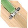 BESPORTBLE Wooden Hourglass Sauna Timer 15-minute Glass Tube Reusable Decorative Hourglass for Sauna Room Bath Spa Accessories in Green view 3