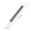 Cabilock Crevice Cleaner 4 Pcs Bathroom Gap Cleaning Brush Bendable Dense Bristles Sturdy Multi-Functional Easy to Use view 2
