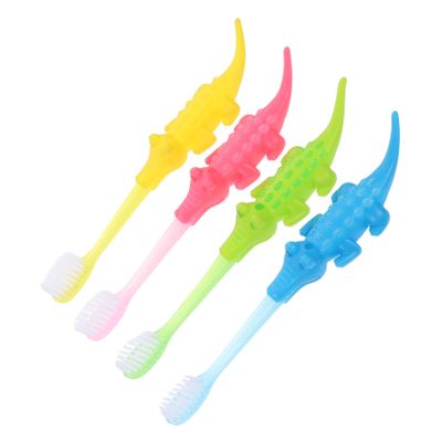 FRCOLOR 8pcs Boys and Girls Toothbrushes Practical Boy Girl Oral Care Supplies Cartoon Toothbrushes Assorted for Girl's Teeth Cleaning