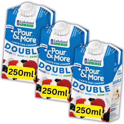 UHT Double Cream Alternative (3x250ml)