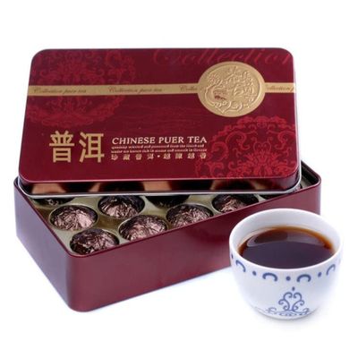 Yunnan Aged Puerh Black Tea, Puerh Ripe Tea 75g Glutinous Fragrance Mini Tuo Tea