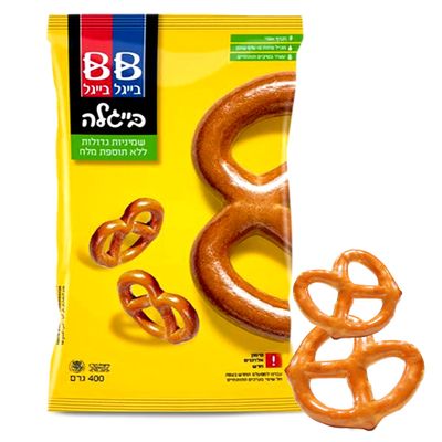 BB Pretzels Thick - Pack of 4 (400g Each) - Crunchy Salted Snack for Parties, Sharing, and On the Go