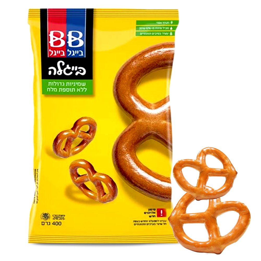BB Pretzels Thick - Pack of 4 (400g Each) - Crunchy Salted Snack for Parties, Sharing, and On the Go