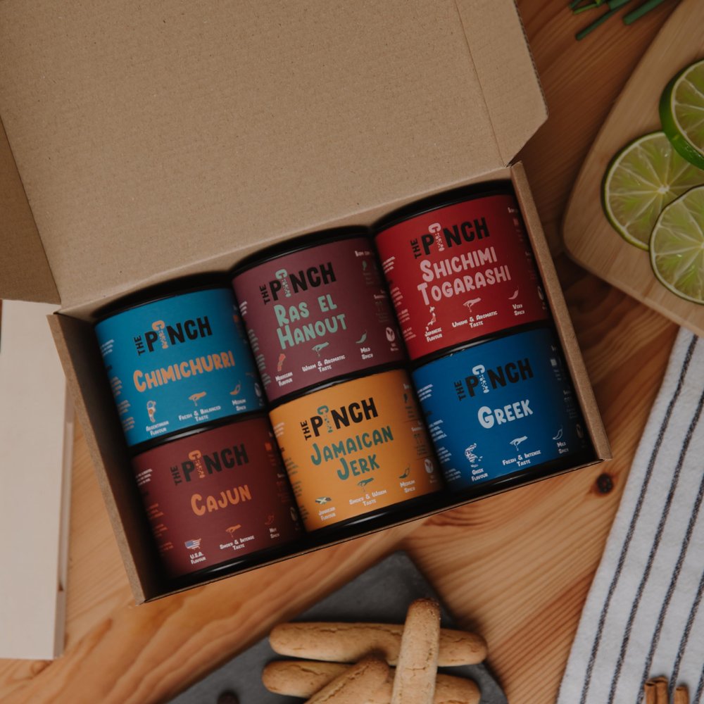Barbecue Master Set of 6 Gourmet Spices Perfect for BBQ - No Additives - Authentic Flavours from Around the World - Ideal for a Creative Gift for Foodies