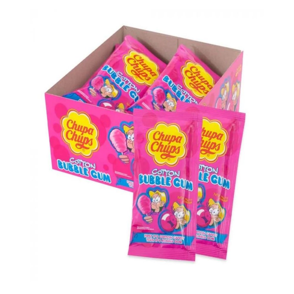 Bobzo 12-Pack Cotton Candy Bubble Gum  Soft, Chewy Bubble Gum Candy with Sweet Classic Flavors, Perfect for Kids, Party Favors, Candy Buffets, & Treat Bags  0.33 oz Each, Long-Lasting Flavor Fun!