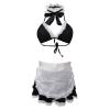 Feelcrag Victorian Maid Costume Women Sexy Outfits Women UK Maid Servant Cosplay Lingerie Set French Maid Costumes for Girl Fancy Dress Ladies Female Naughty Lace French Maid Costume view 2