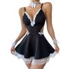 Feelcrag Women's French Maid Costume Sexy Maid Outfit Women Anime Cosplay Lingerie Apron Sexy Maid Costume Fancy Costume Cosplay Dress Up Outfit Kit Sexy Dress Up for The Bedroom view 1