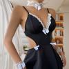 Feelcrag Women's French Maid Costume Sexy Maid Outfit Women Anime Cosplay Lingerie Apron Sexy Maid Costume Fancy Costume Cosplay Dress Up Outfit Kit Sexy Dress Up for The Bedroom view 4