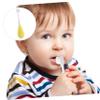 KOMBIUDA Child Toothbrush Soft Bristles Manual Kids Toothbrush for Toddlers 2-5 Years Old Yellow Gentle Cleaning Sensitive Gums view 2