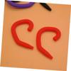 Didiseaon Silicone Ear Protective Mask Earhook Set 10 Pairs (red, Purple, Black, White, Light Blue) Anti-Tightening Ear Strap Extenders for Comfortable Mask Wearing in Daily Use view 2