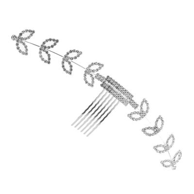 Didiseaon Rhinestone Hair Comb Adjustable Ear for Buckle Holder for Hair Accessories Scenarios