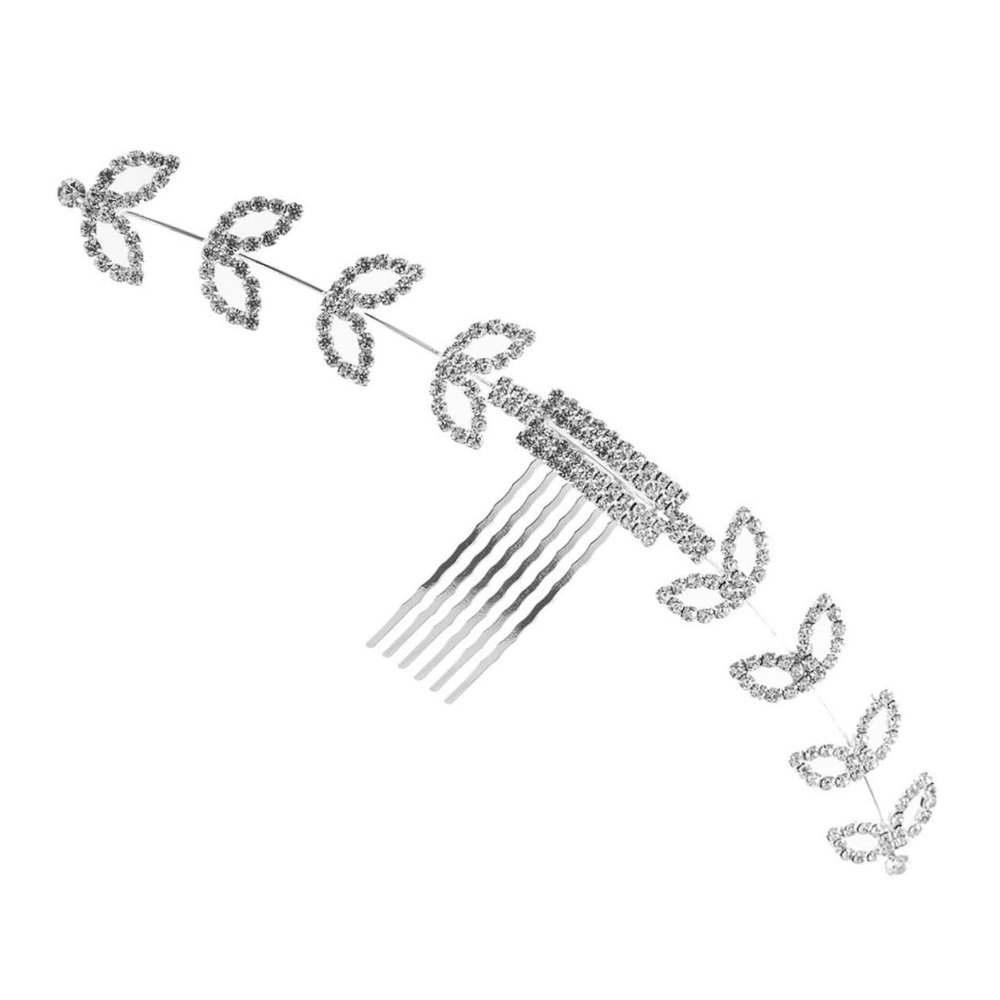 Didiseaon Rhinestone Hair Comb Adjustable Ear for Buckle Holder for Hair Accessories Scenarios