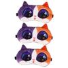 Healvian 3pcs Practical Sleeping Eye Cartoon Design Multi-Function Light-Blocking Eye Cover for Travel Naps Office Use Comfortable and Portable Sleep Accessory view 1
