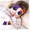 Healvian 3pcs Practical Sleeping Eye Cartoon Design Multi-Function Light-Blocking Eye Cover for Travel Naps Office Use Comfortable and Portable Sleep Accessory view 2