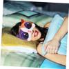 Healvian 3pcs Practical Sleeping Eye Cartoon Design Multi-Function Light-Blocking Eye Cover for Travel Naps Office Use Comfortable and Portable Sleep Accessory view 4