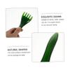 Healvian Resin Beeswax Massage Comb with Hand-carved Five Claws for Acupoint and Scalp Massage, Safe Body Care Tool for Travel and Family Use view 3