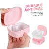 Healvian Portable Retainer Box with Lid Full Retainer Storage Case for Braces and Dentures Suitable for Travel and Daily Soaking view 3
