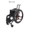Lightweight Wheel Chair For Adults,Sports Folding Transport Wheelchair,Lightweight Foldable Self Propelled Wheelchair,Folding All-Terrain Ultra Lightweight Aluminum Alloy Wheelchair(Size:Seat width 42 view 4