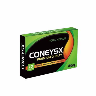 CONEYSX 700mg Energy & Performance Support for Men | Ginseng Libido Booster | Extra Strength Stamina & Endurance Supplement | 10 Capsules